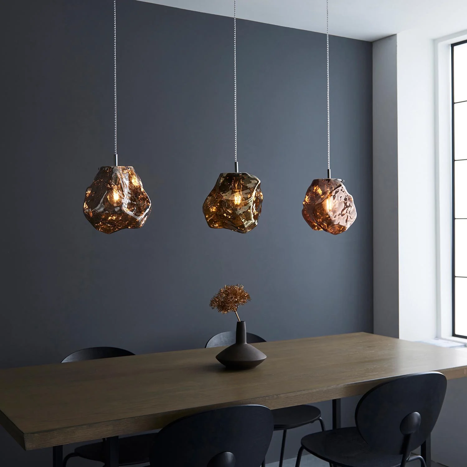 Luxe 3 Bronze ceiling Pendant - Image 14