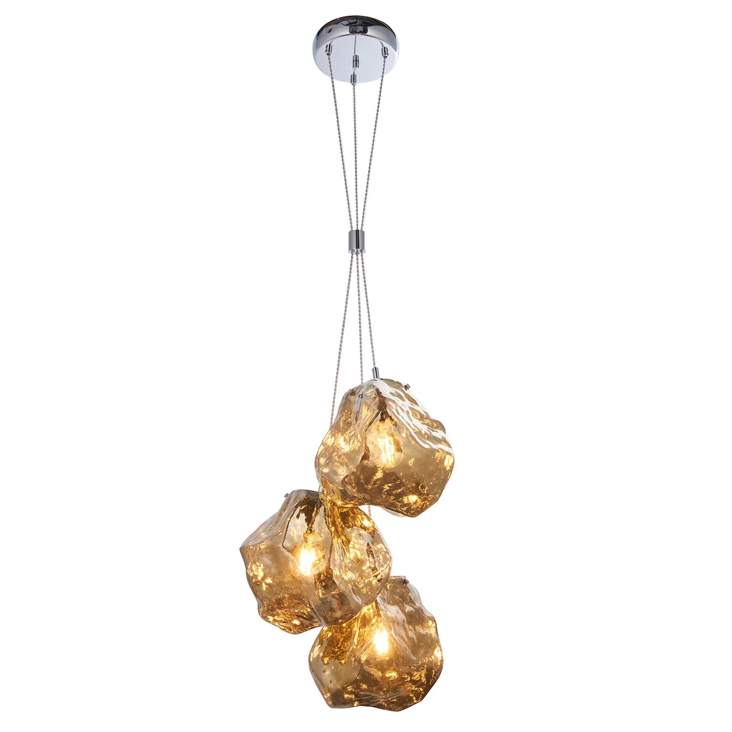 Luxe 3 Bronze ceiling Pendant - Image 5
