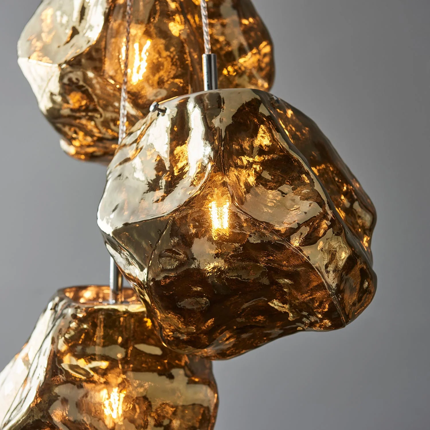Luxe 3 Bronze ceiling Pendant - Image 8