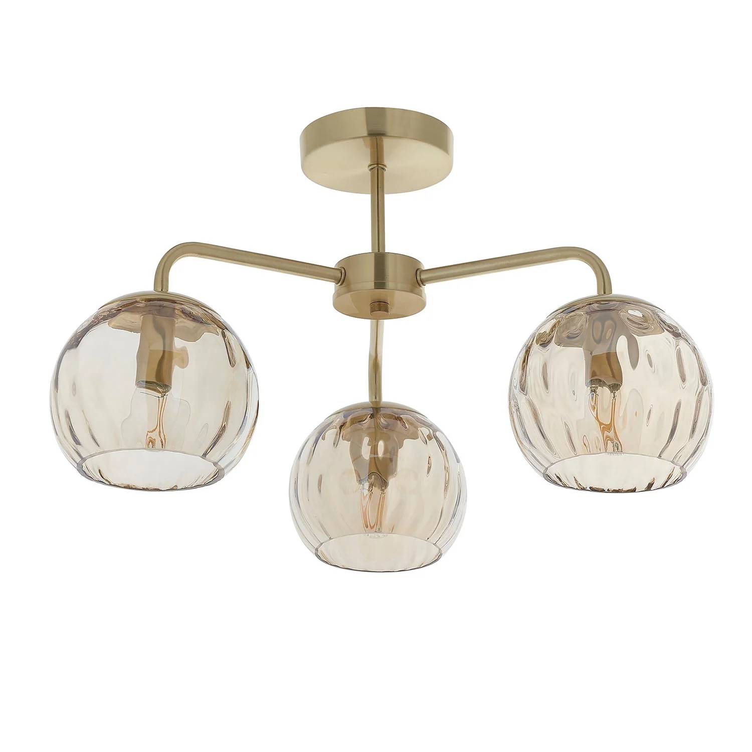 Rose 3 Arm Ceiling Light - Image 6