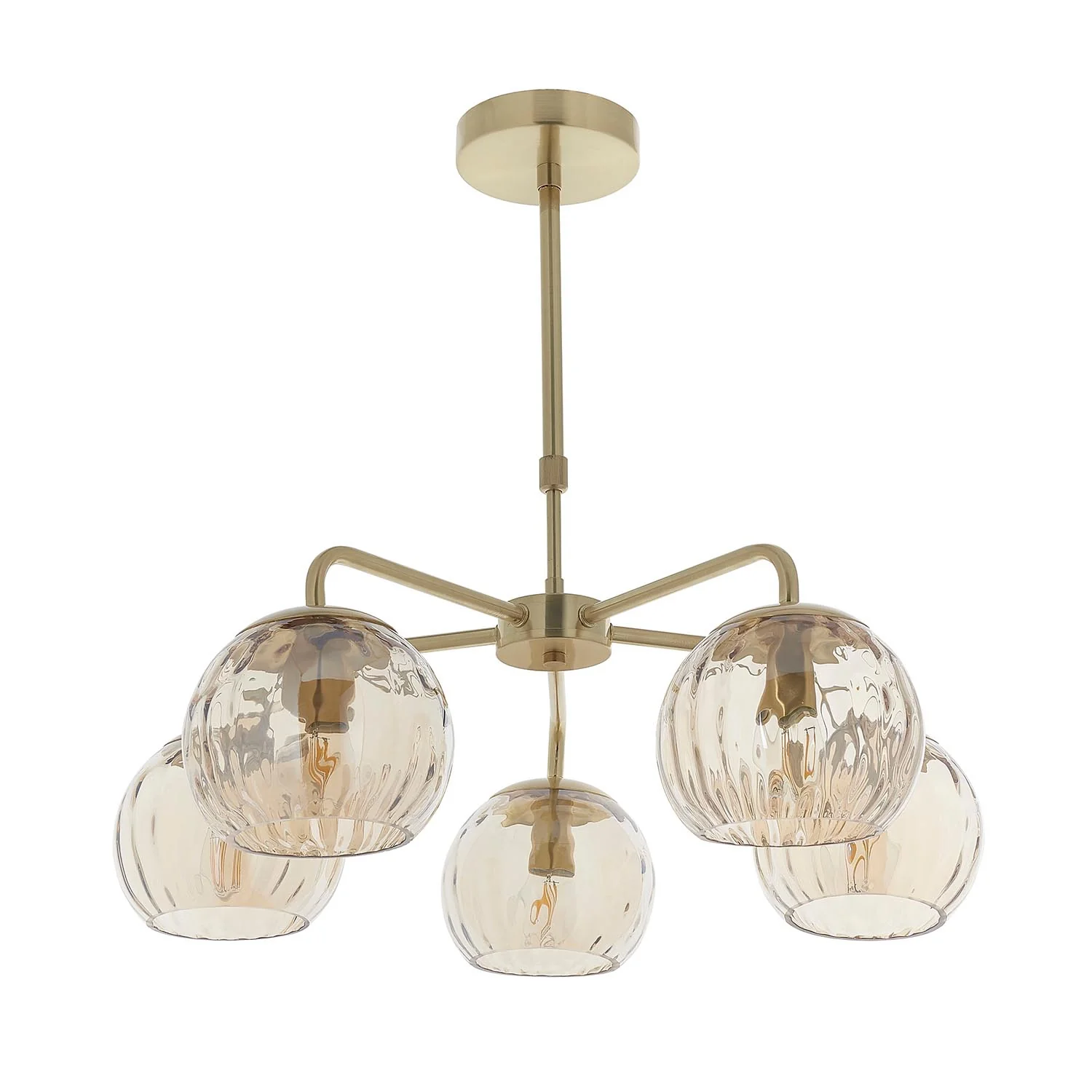 Rose 5 Arm Ceiling Pendant - Image 5